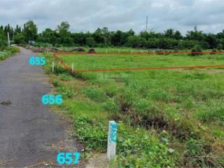 Giảm mạnh chỉ 1 tỷ 260 500m2  đất đẹp cây trôm, mỹ khánh củ chi