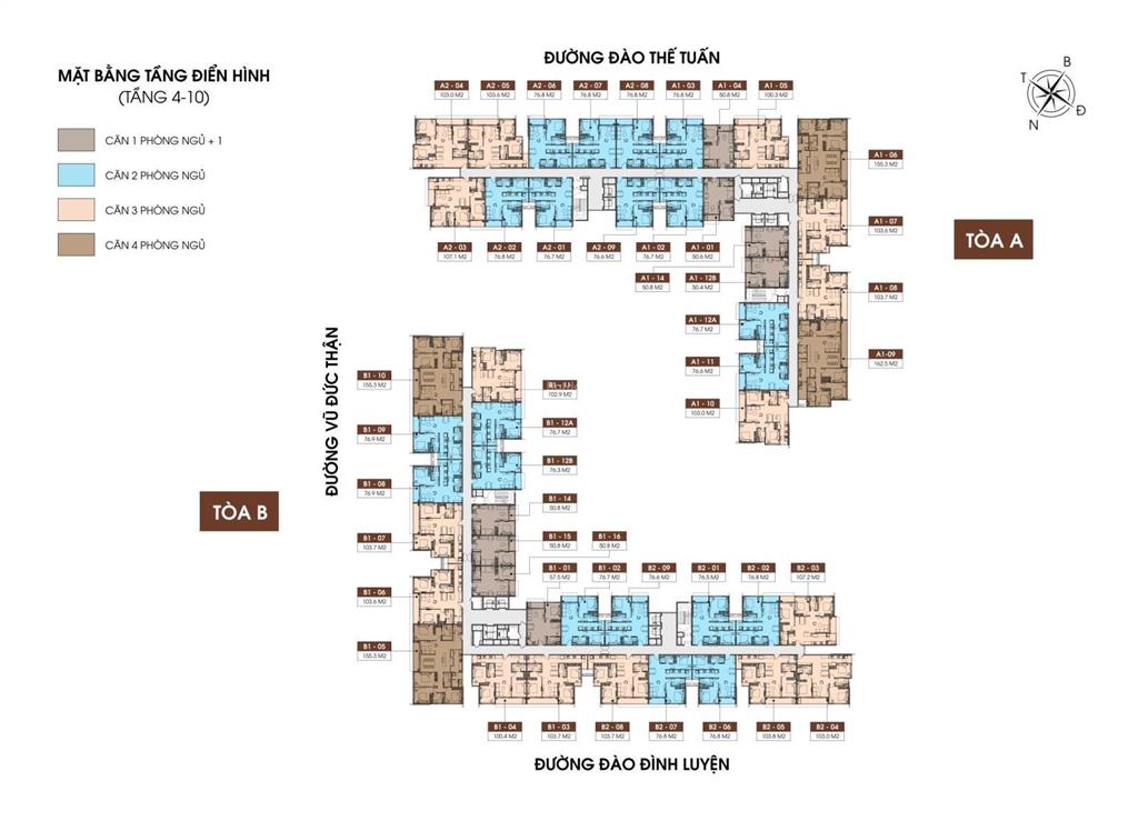 Cực sốc ! chính chủ cắt lỗ căn 3pn. đông nam 103m2 hàng vip. rẻ hơn thị trường 2 tỷ