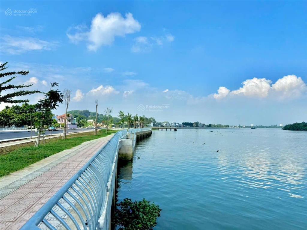 Bán lô đất mặt tiền view sông bờ kè bửu long, đường trước nhà 36m + vỉa hè 5m. giá chỉ 7,4 tỷ