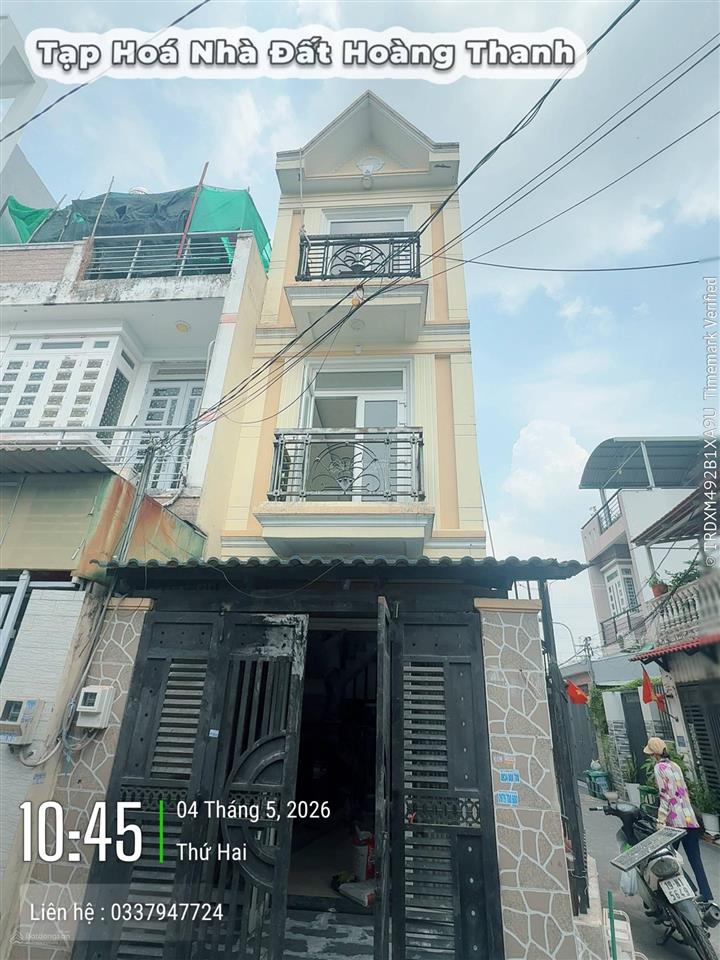 Em rất mong muốn bán nhà lô góc 3tầng | ở lâm thị hố  quận 12  hxh 4m đường nhựa.