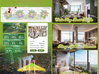 Forest onsen 3pn 109m², ban công nấm 10m², tt 1,3 tỷ nhận nhà.  0909 407 ***  em tiền