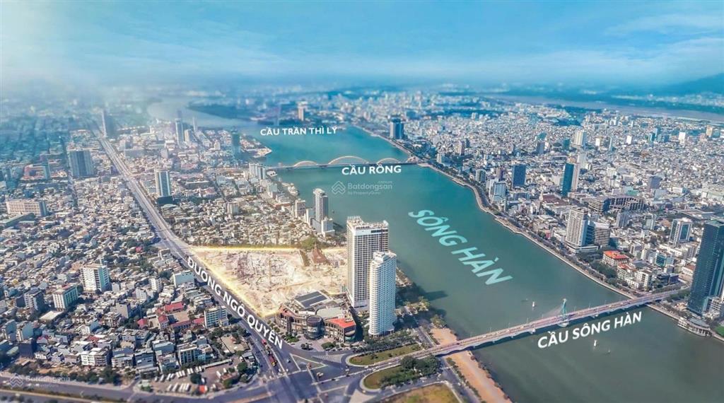 Căn hộ 2pn view sông hàn, giá full 5tỷ5, vốn 2 tỷ nằm cạnh cầu sông hàn