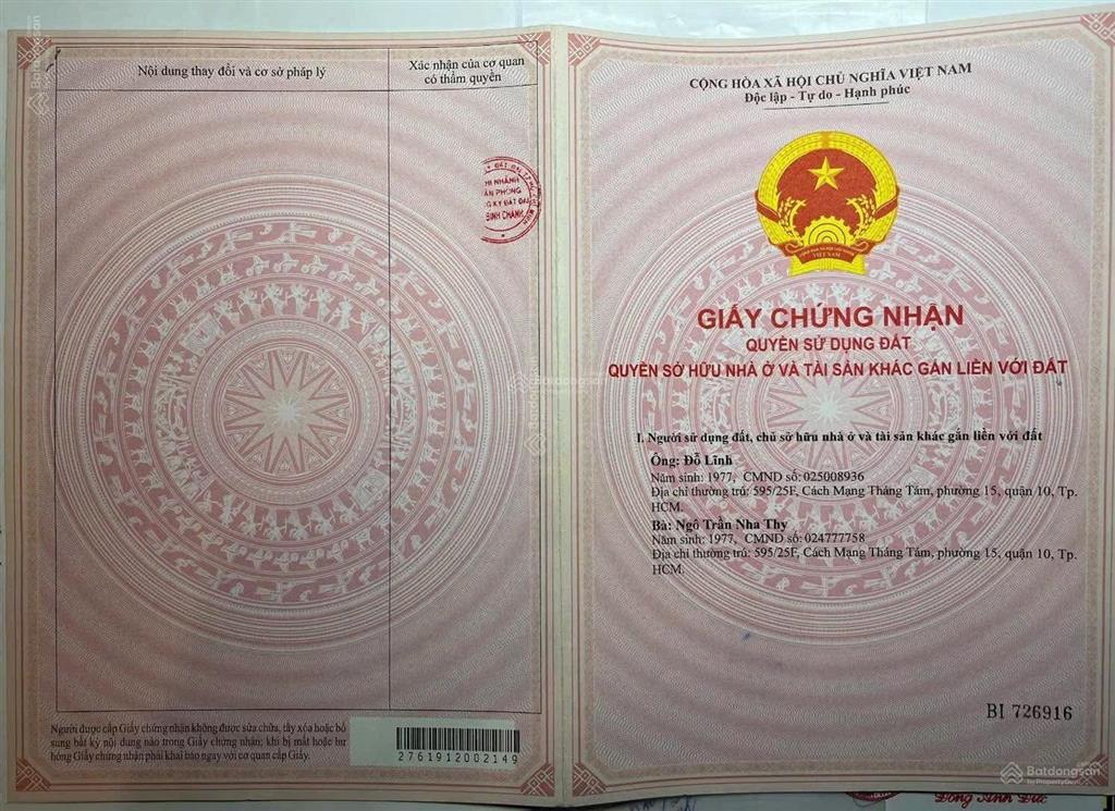Chủ nhà đi mỹ định cư nên bán gấp