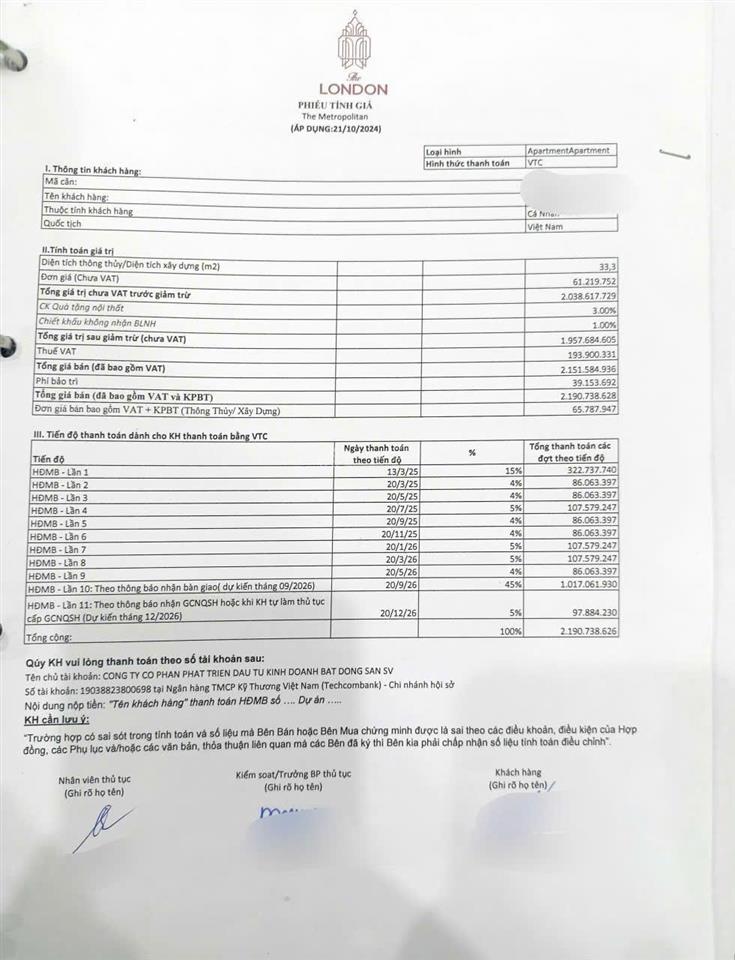 Chính chủ bán studio tòa ld3 tầng 15 căn 11 rộng 33,3m2 hướng tây nam tầng trung, giá 2,45 ti vhop1