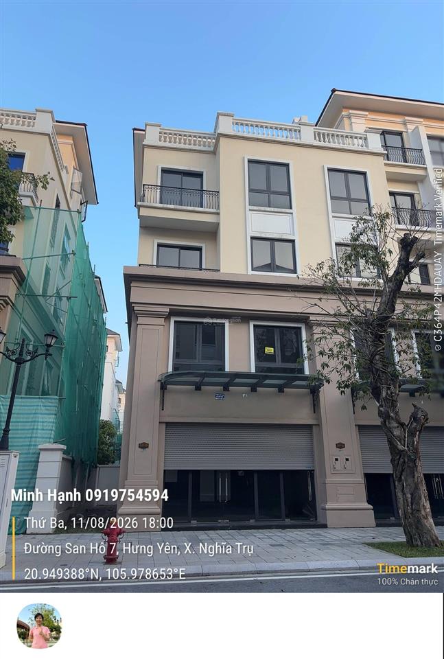 Bán gấp căn shophouse sh7  24 xẻ khe 144m2, đường 20m, giá 17,2 tỷ