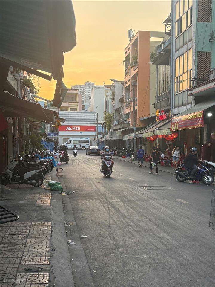 Bán nhà mặt tiền kinh doanh chợ gạo 79 trần chánh chiếu p14 quận 5, 100m2 (4x25m), 1 trệt 3 tầng