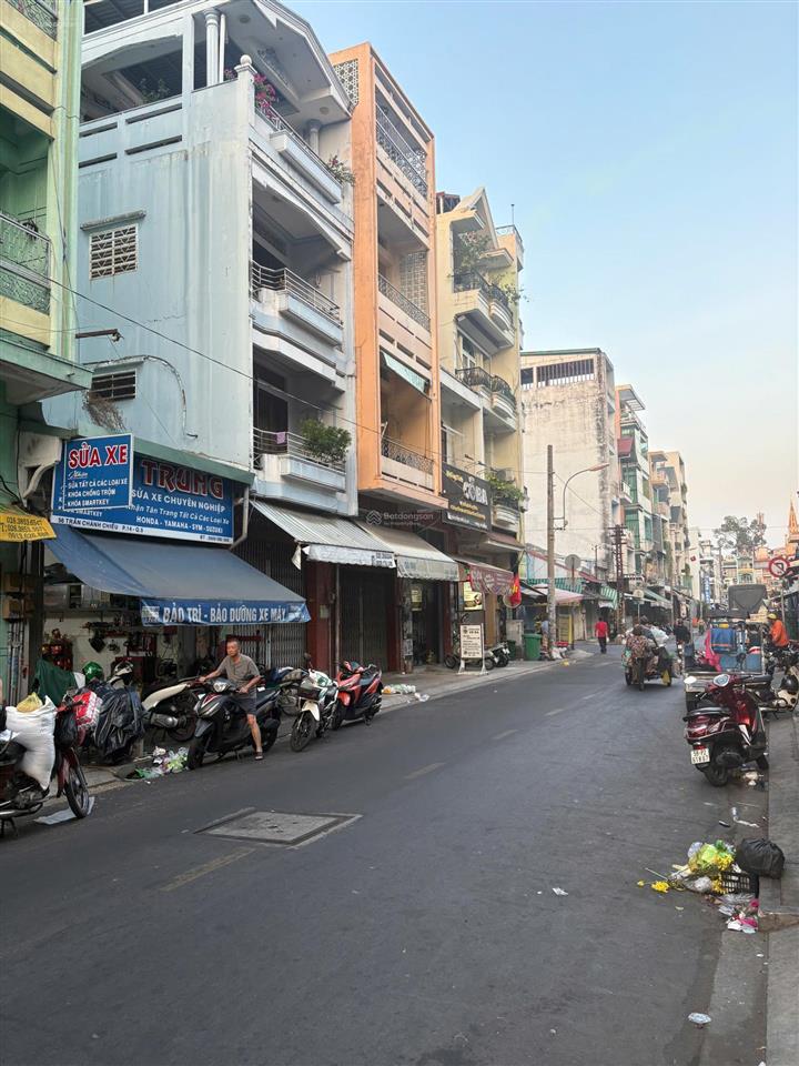 Bán nhà mặt tiền kinh doanh chợ gạo 79 trần chánh chiếu p14 quận 5, 100m2 (4x25m), 1 trệt 3 tầng