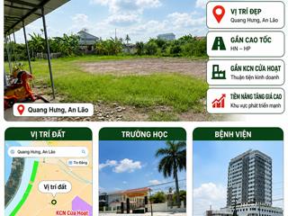 Bán đất gần khu công nghiệp cửa hoạt 600tr