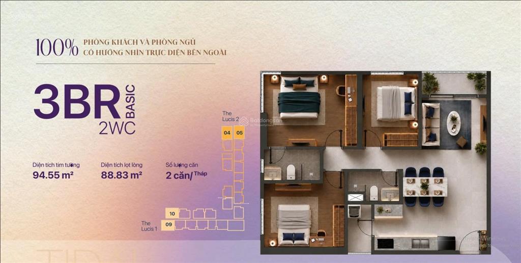 Bán gấp căn hộ chung cư tại tt genesis, 3 tỷ, 50 m2, đầy đủ nội thất