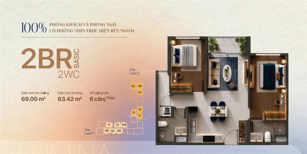 Bán gấp căn hộ chung cư tại tt genesis, 3 tỷ, 50 m2, đầy đủ nội thất