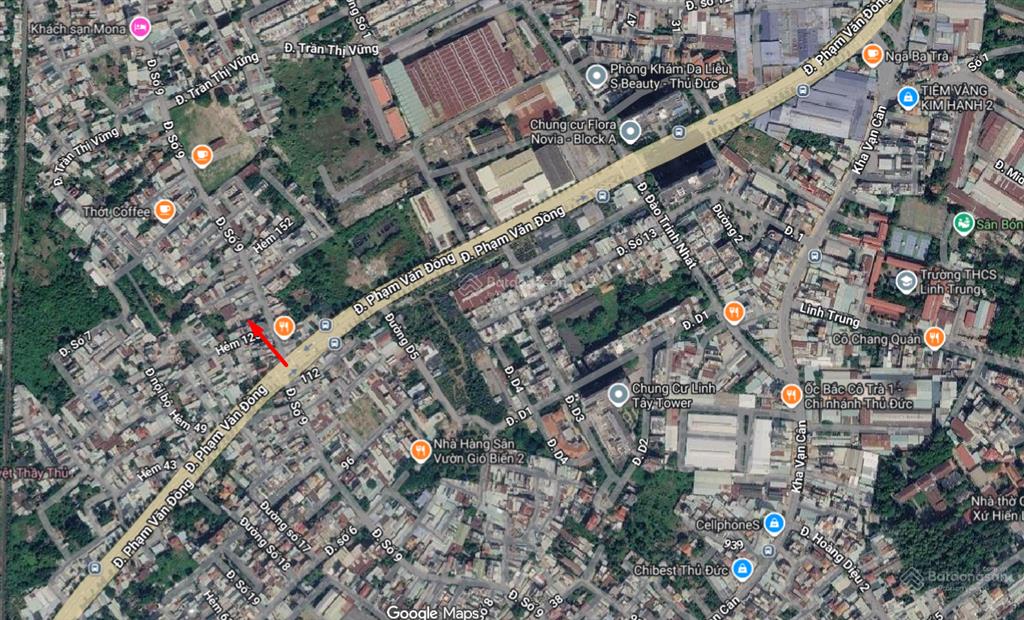 Đất nền trung tâm linh tây 90m2  hẻm xe tải  bề ngang 7.6m cực hiếm cách phạm văn đồng 100m