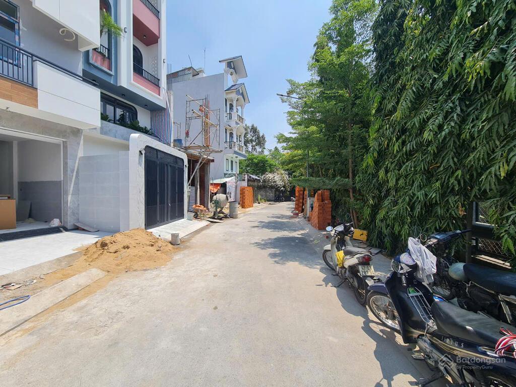 Nhà 5 tầng hẻm 1 sẹc phạm văn đồng 67.3m2  đường 8m có vỉa hè  thiết kế cao cấp