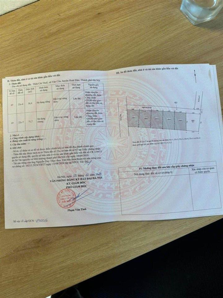 Bán nhà riêng 51m2 tại hoài đức