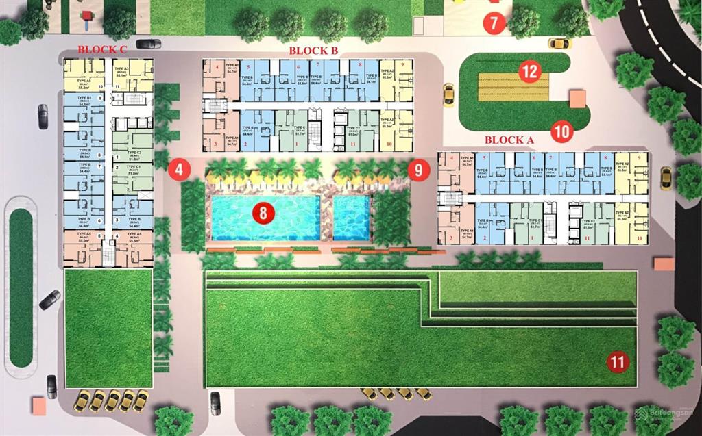 Cho thuê căn hộ 2pn 1wc citisoho giá rẻ quận 2 nguyễn thị định