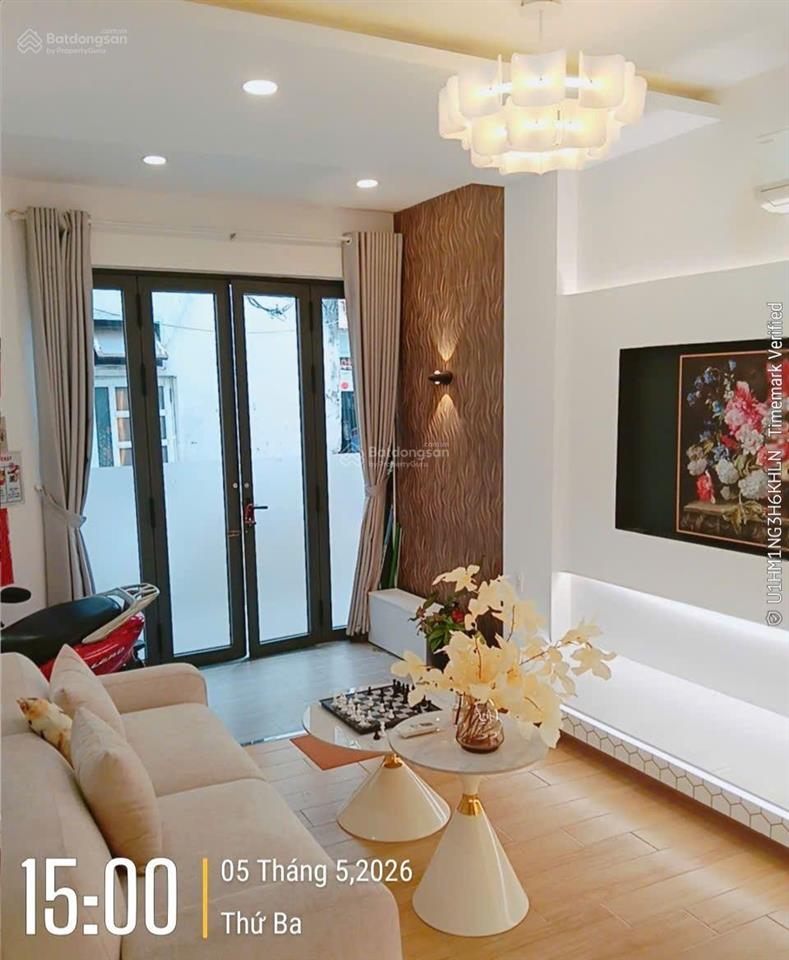 Đi bộ ra trường đhcn  ngay chợ gòn vấp  5.5 tỷ  3 tầng  3pn, phòng thờ, giặt phơi  36.6m2