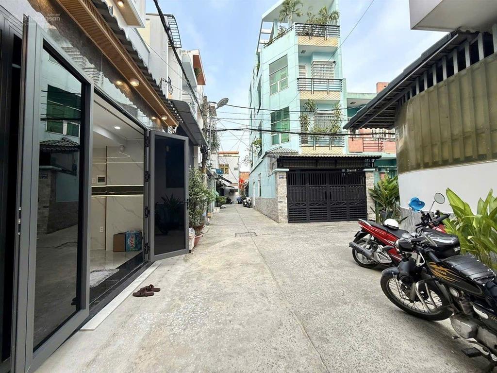 Siêu phẩm nhà đẹp gò vấp  ngay công viên làng hoa  hẻm ô tô thông  gara trong nhà  55m