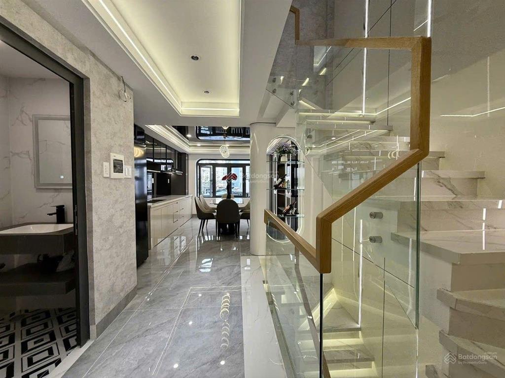 Siêu phẩm nhà đẹp gò vấp  ngay công viên làng hoa  hẻm ô tô thông  gara trong nhà  55m