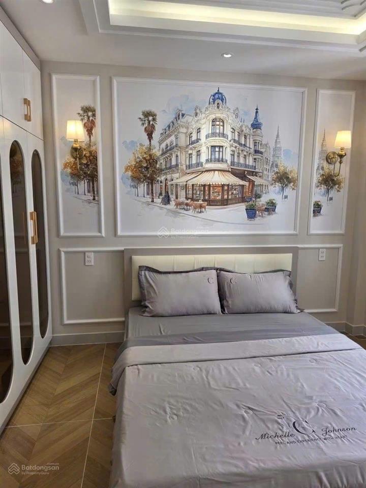 Nhà 5 tầng kinh doanh đỉnh phạm văn chiêu  4m x 13m  đối diện chợ thạch đà  chỉ 9.55 tỷ