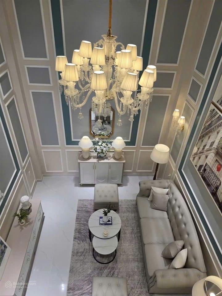 Nhà 5 tầng kinh doanh đỉnh phạm văn chiêu  4m x 13m  đối diện chợ thạch đà  chỉ 9.55 tỷ