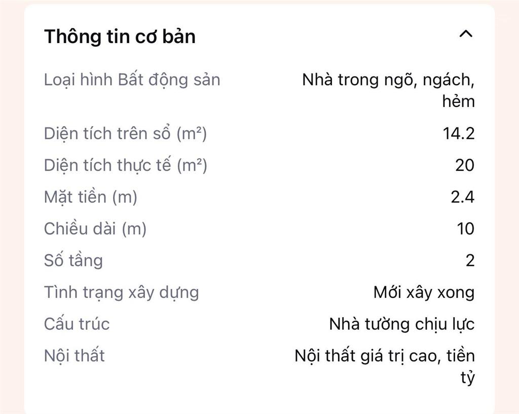 Bán nhà riêng tại 113/5 lý thường kiệt, 3,4 tỷ, 20m2, 3pn, 2wc