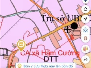 Bán 1000m mặt tiền ql1a xã hàm kiệm