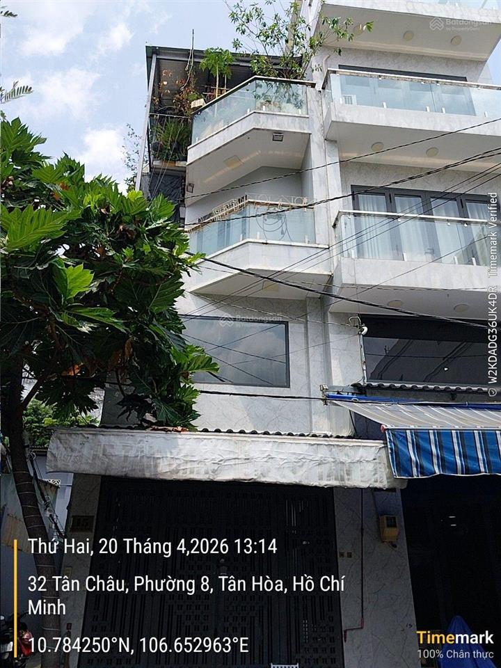 Nhà mặt phố đường tân châu f.8  tân bình