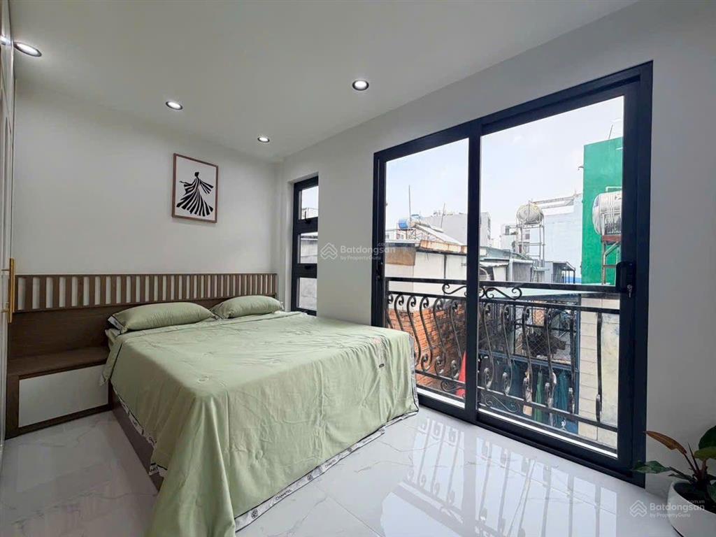 Hẻm xe hơi 60m2, ngang 7.6m bề thế, 4 tầng, đường lê quang định bình thạnh giá 9.9 tỷ tl