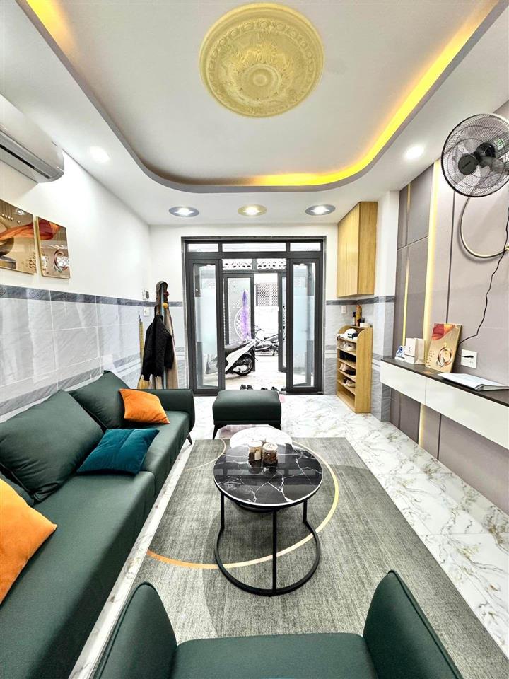 Nhà 2 mặt hẻm trước sau nguyễn kiệm, 52m2 đất, 3.5m x 15m, 2 tầng, tặng full nội thất chỉ 6.8 tỷ