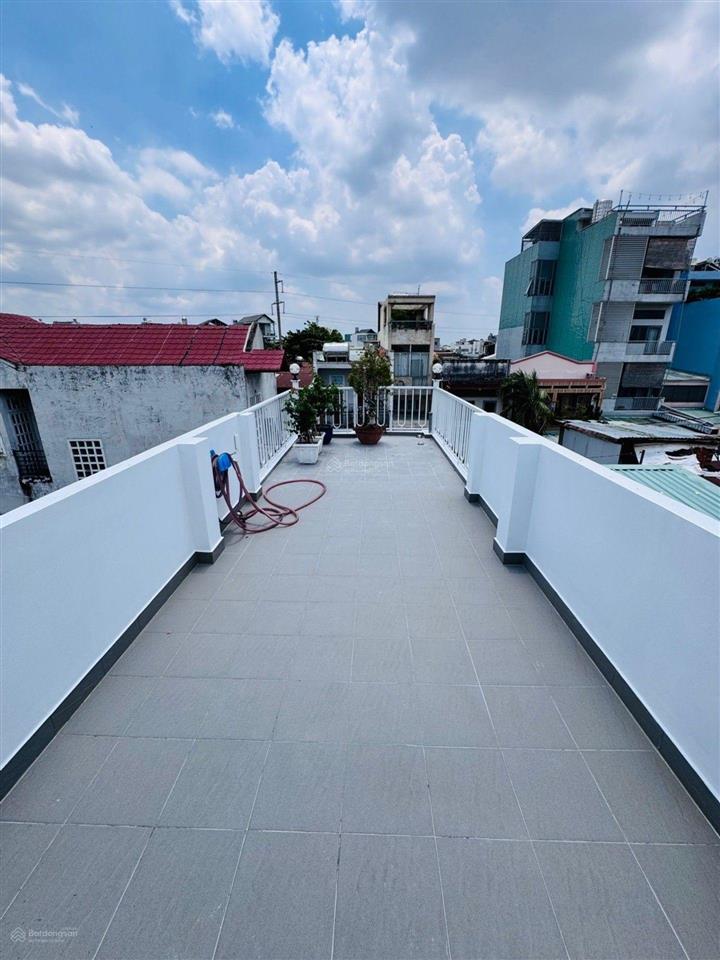 Nhà 3 tầng, 55m2, hẻm trước nhà 5m trần bình trọng  lê quang định, 3pn master, 4wc, nhà mới ở liền