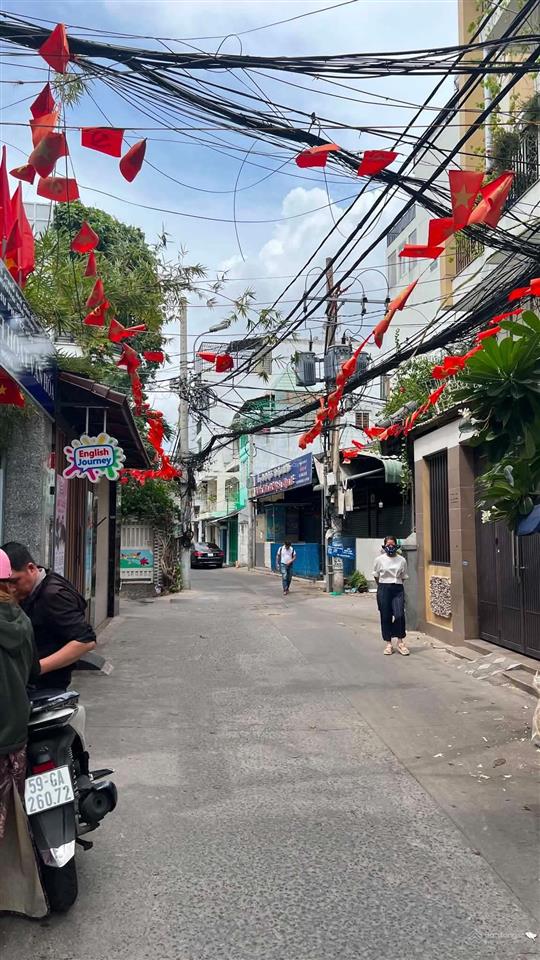 Hẻm xe hơi bùi hữu nghĩa bình thạnh, 62m2, 5 tầng, 7pn 7wc, nhà nở hậu đẹp, gần chợ bà chiểu, 7.5tỷ