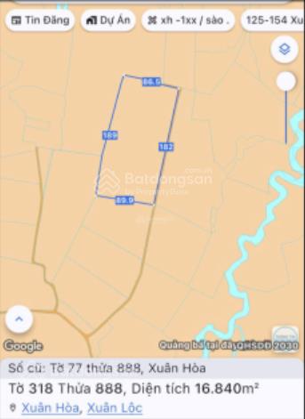 Bán đất tại xã xuân hoà, đồng nai, giá 18 tỷ, diện tích 60000000 m2, hot