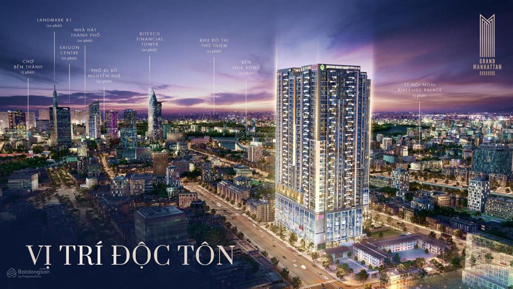 Bán gấp căn hộ 2pn 68m2 tại the grand manhattan, 12.8 tỷ view đẹp ngoài, thanh toán chỉ 6.6tỷ