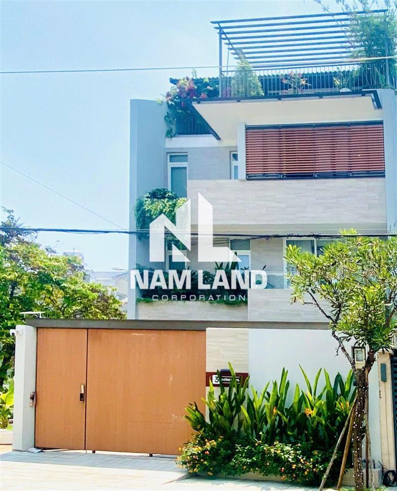 Cho thuê biệt thự 300m2, trệt 2 lầu, 5pn, 5wc, sân vườn, garage ô tô, giá 50 triệu