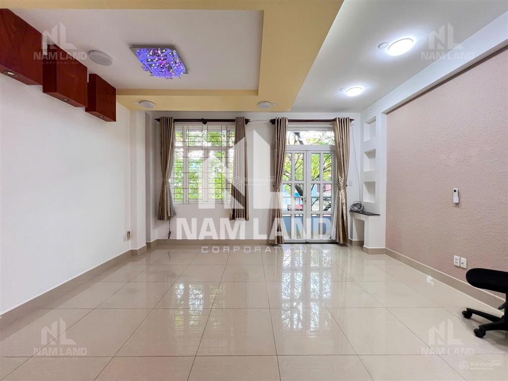 Nhà mới cho thuê ở kết hợp văn phòng, trệt 3 lầu,đường xe tải,giá 25tr