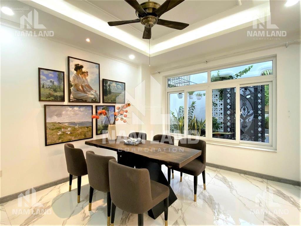 Nhà cho thuê full nội thất hiện đại, trệt 3 lầu,5pn,thang máy,giá 38tr
