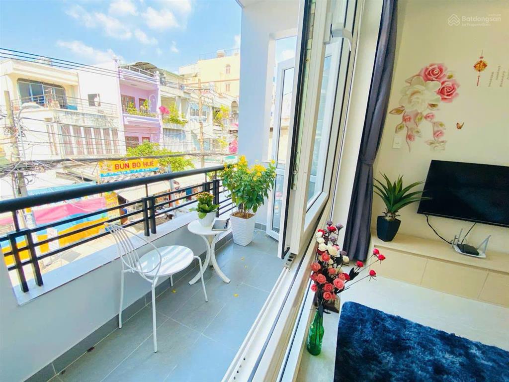 Thuê căn hộ 1pn tách bếp cửa sổ ban công tại phan văn hân  ngay trường sa, cầu thị nghè 1