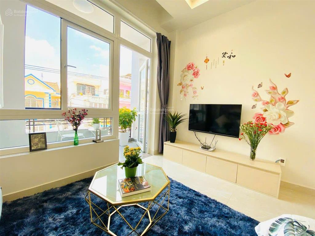 Thuê căn hộ 1pn tách bếp cửa sổ ban công tại phan văn hân  ngay trường sa, cầu thị nghè 1