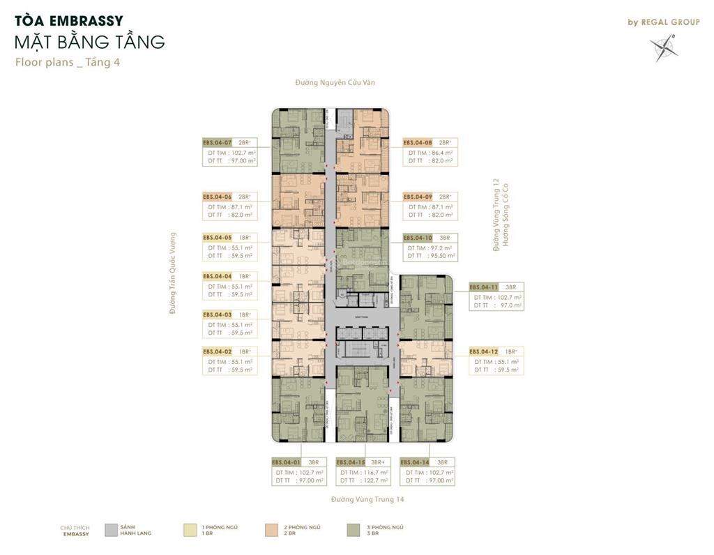 Chỉ cần 360 triệu ký ngay hđmb căn hộ 1pn+ regal complex đà nẵng