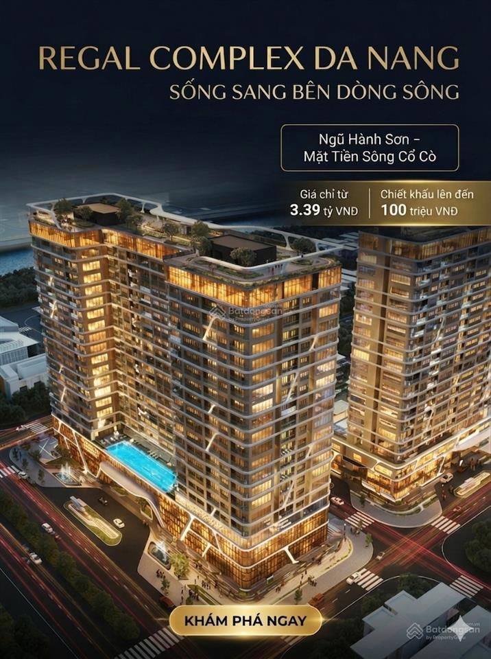 Chỉ cần 360 triệu ký ngay hđmb căn hộ 1pn+ regal complex đà nẵng