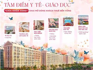 Chính thức mở bán p24  p25  p26 sun urban city | vị trí đẹp nhất cạnh đại  lộ hoa