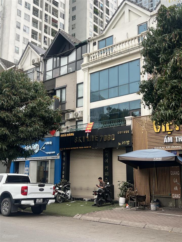 Cho thuê nhà mặt phố quan hoa  cầu giấy, diện tích 85m2 x 5 tầng, mt 5m, thang máy đủ cả