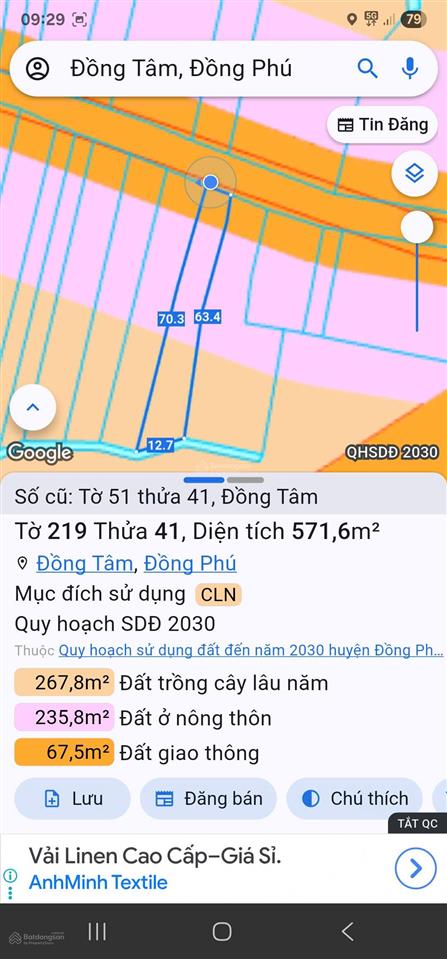Nhà + đất đẹp đồng tâm 2 (bình phước cũ), 571.6 m2, chỉ 650tr, nhà đẹp + vườn cây, mặt đường nhựa