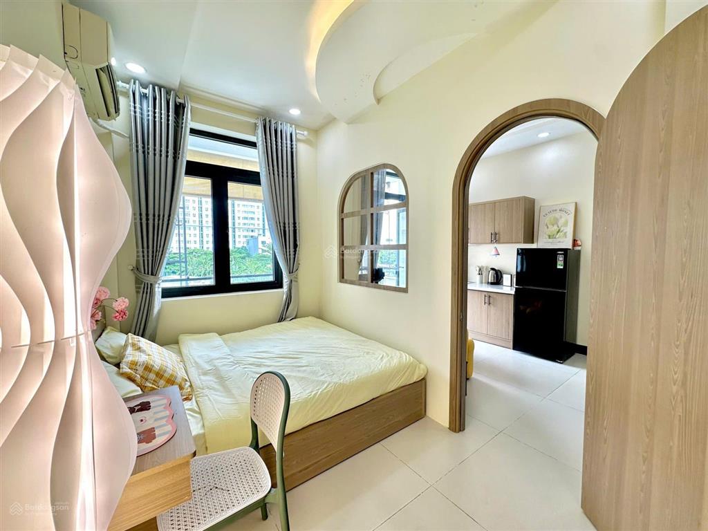 Chdv layout chung cư 1pn 1pk 40m² bancol đầy đủ nội thất gần học viện cán bộ, vincom plaza