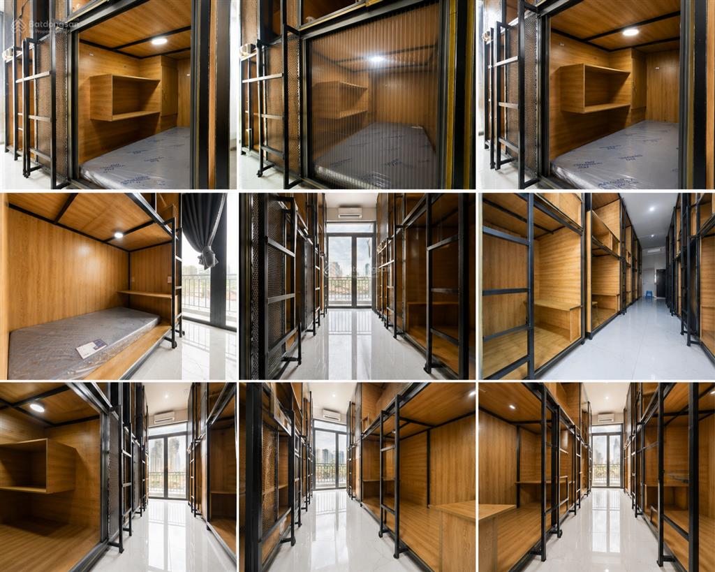 Sleepbox mới 100% có thang máy + ban công  gần cđ công nghệ tphcm