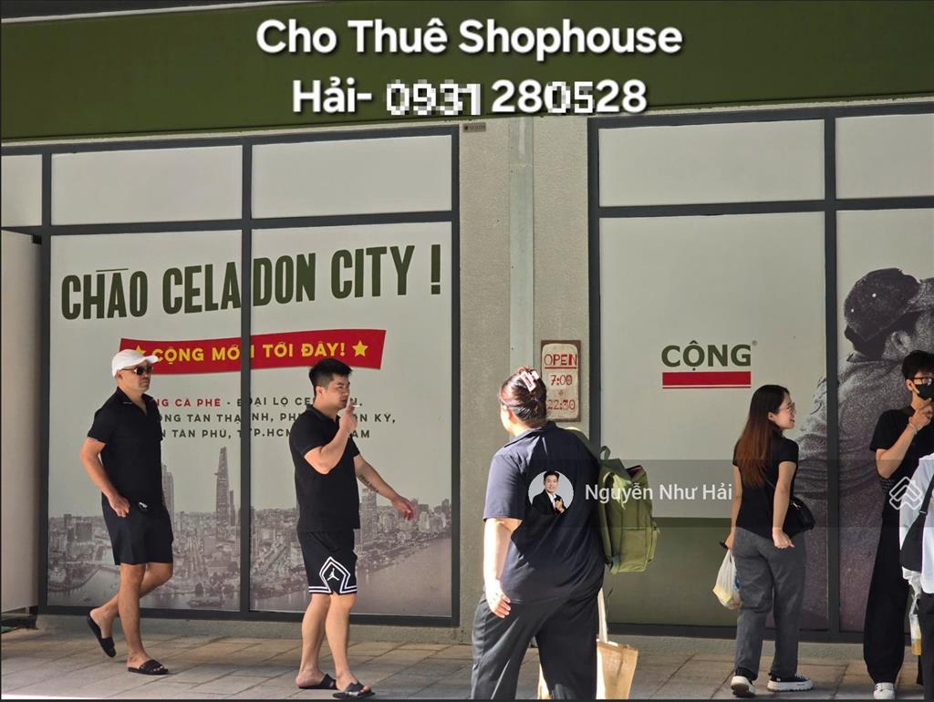 Hiếm có bán shophouse celadon city s2.0.x ngang 12,7 mét, giá 28,xtỷ  lợi nhuận 30%. 0931 280 ***