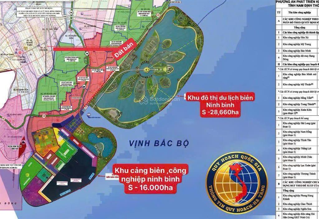 Cắt lỗ bán đất view biển, tại khu kinh tế ninh cơ, gần cảng, 86m, full thổ, nhỉnh 1 tỷ, sổ lâu dài.