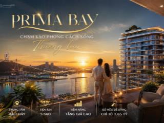 Cực hiếm sở hữu lâu dài căn hộ prima bay hạ long chỉ với 1,65 tỷ  nhận ngay ck 17%
