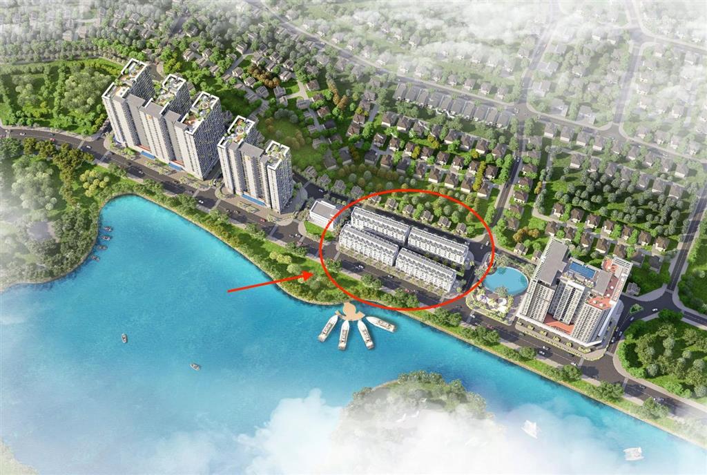 Hàng hiếm shophouse khai sơn mặt hồ 82m², đường 25m, kinh doanh đỉnh cao