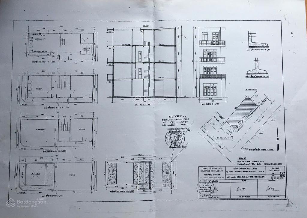 Nhà 2 mặt tiền đỗ hành q12  88m2  4 tầng  6 phòng ngủ  nhỉnh 8 tỷ tl