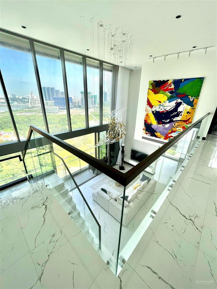 Cho thuê căn duplex 4pn full nt cực sang  đẳng cấp tại empire city, view bao trọn sông sg